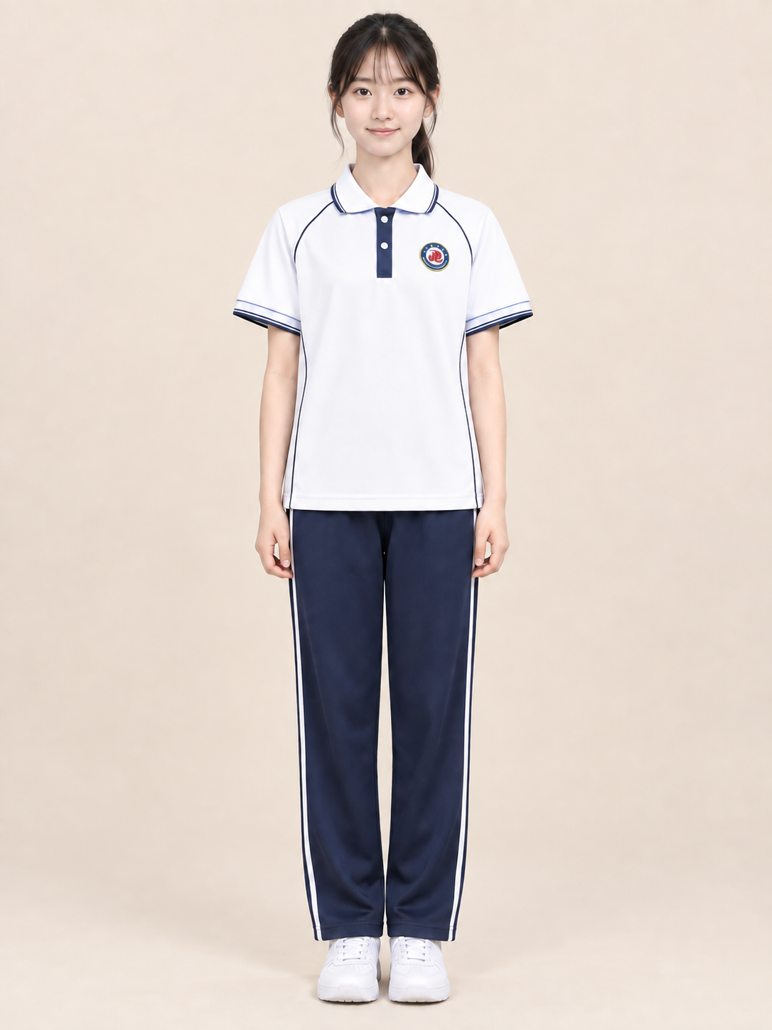 北京市房山区良乡第二中学校服图片