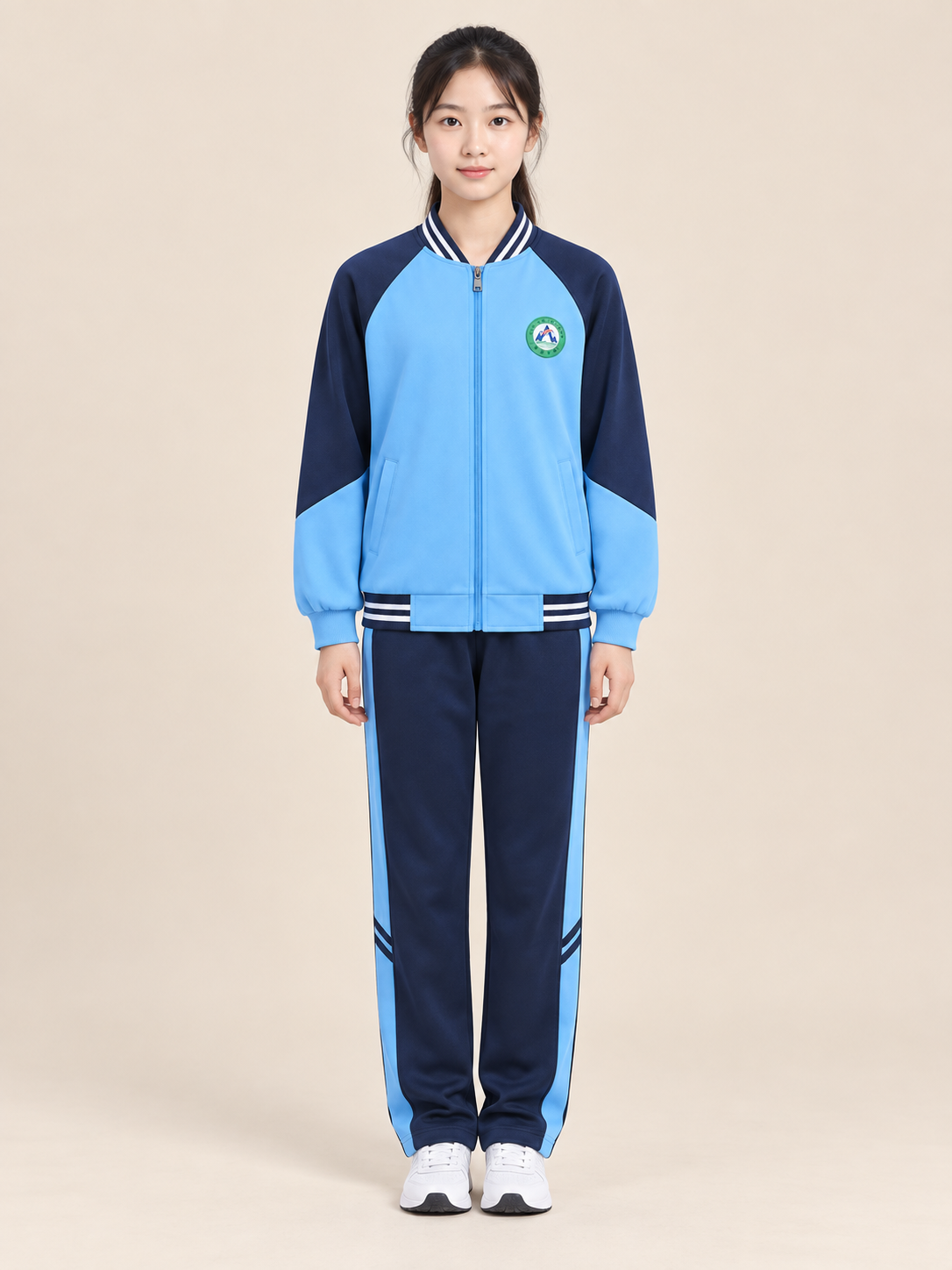 北京市房山区房山第五中学校服图片
