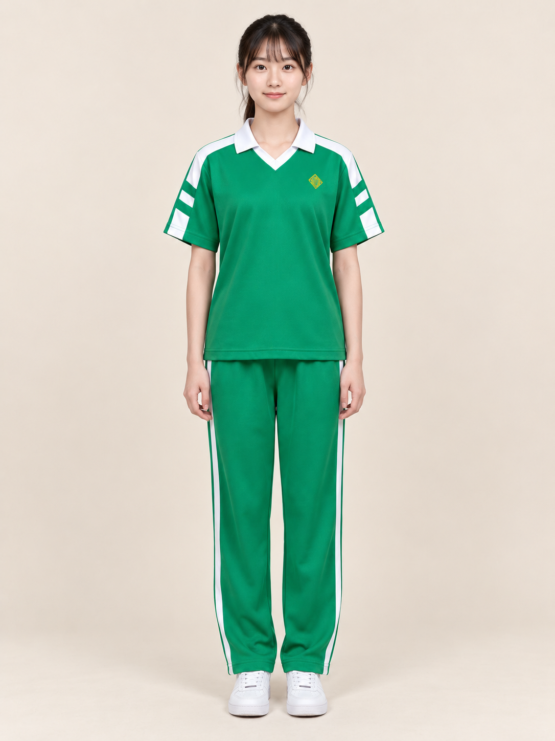 广州市执信中学夏季校服图片