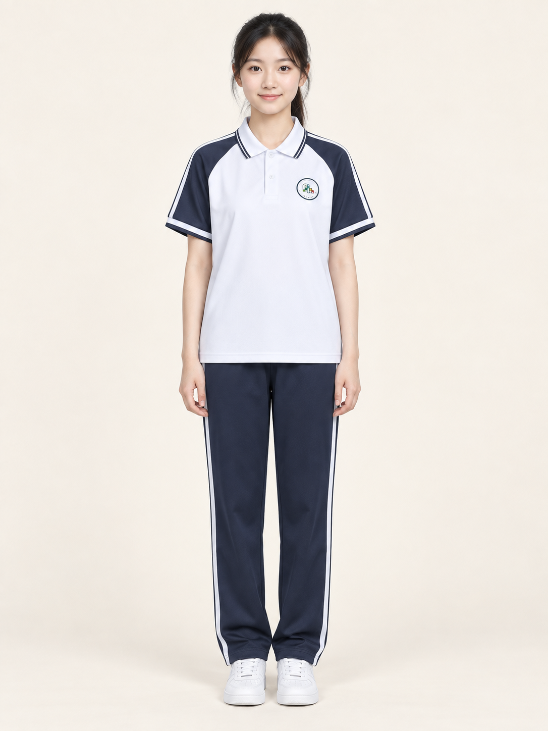 北京市房山区良乡第五中学校服图片