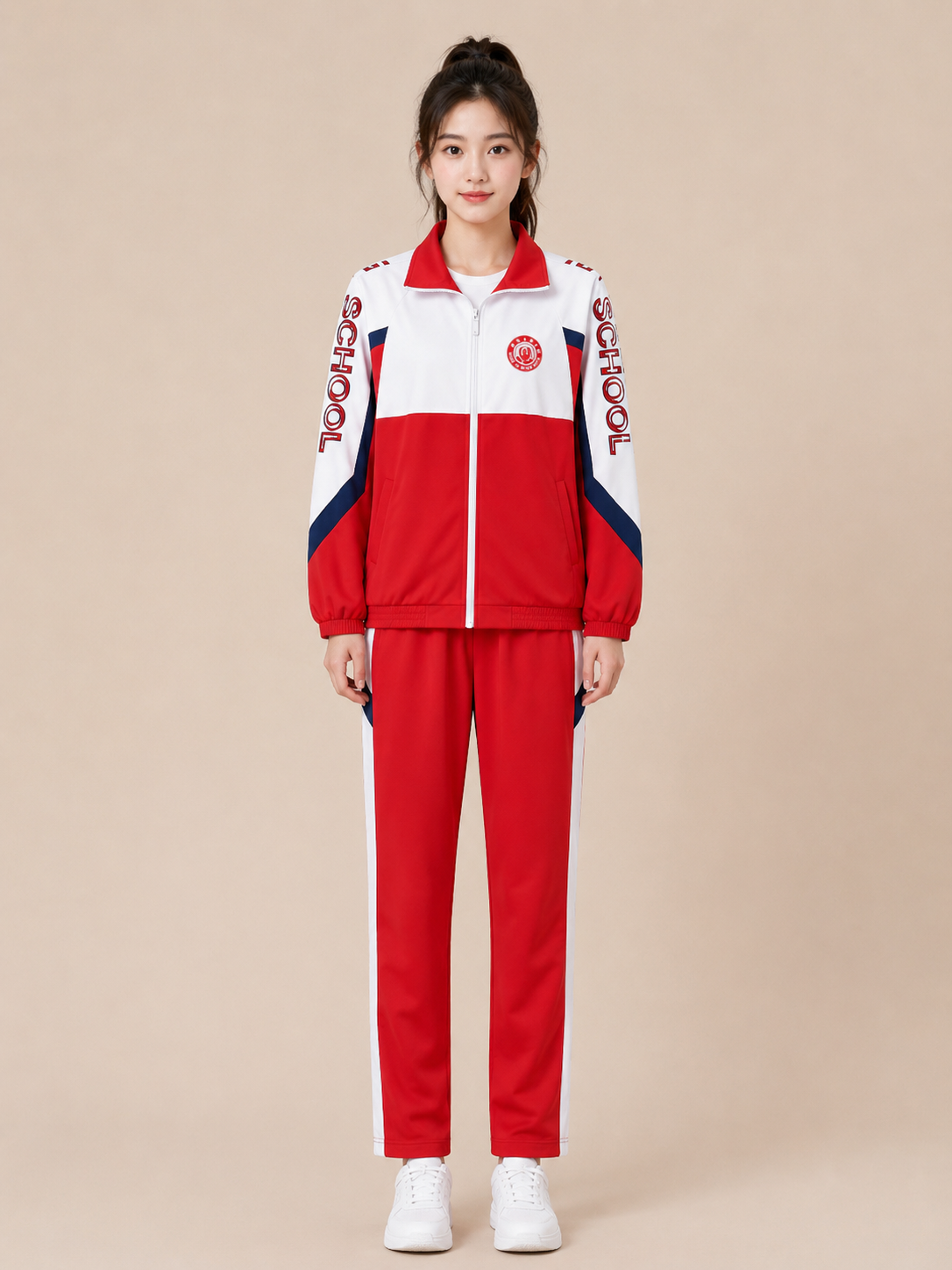 北京一零一中大兴分校春秋校服图片