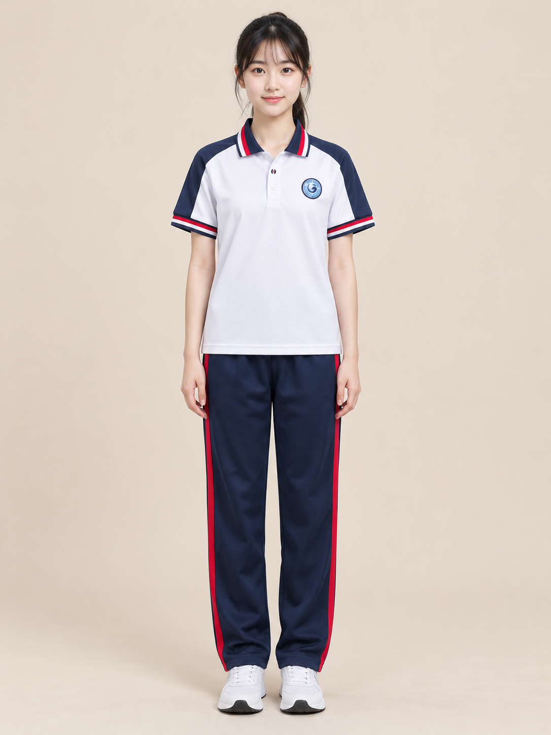 广州市轻工技师学院校服图片