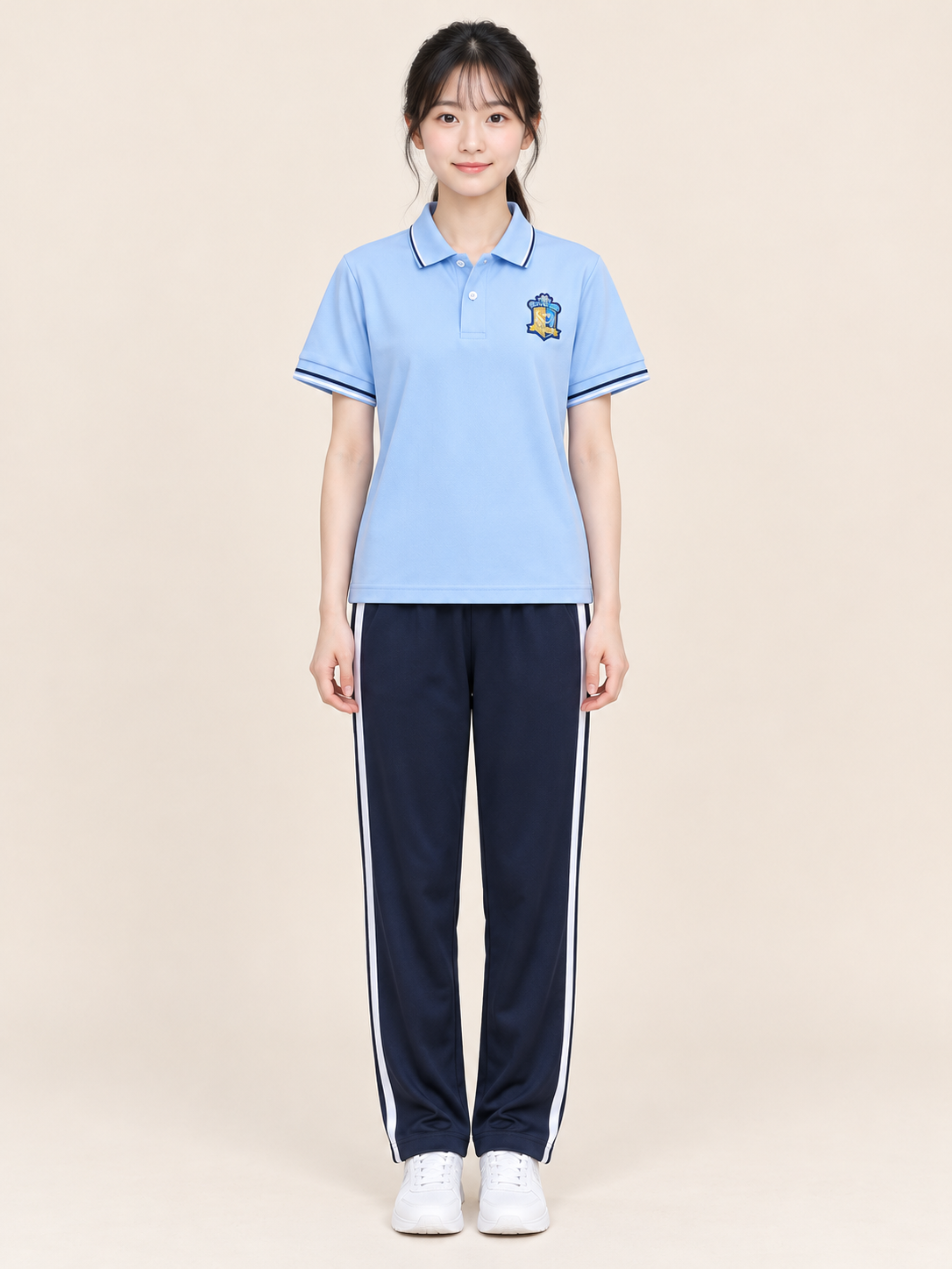 广州市艺术学校校服图片